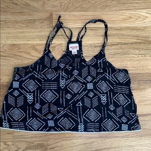 Mossimo Flowy and Strappy Crop Top